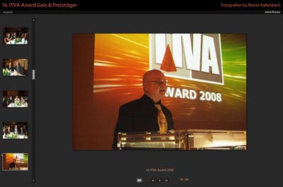 Dr. Gerhard Dotzler auf dem 16. ITVA-Award 2008 - 25 Jahre ITVA